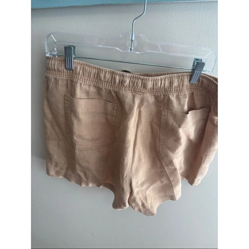 Spartina 449 khaki Linen Drawstring Shorts size large